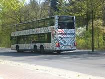 MAN Lion's City DD (Doppelstock) auf der Linie 181 nach Britz Kielinger Stra�e am U-Bahnhof Britz-S�d.