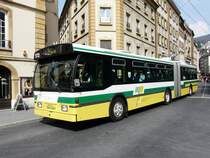 TN - FBW-Hess Trolleybus Nr.172 unterwegs auf der Linie 1 in der Stadt Neuch�tel am 04.04.2009