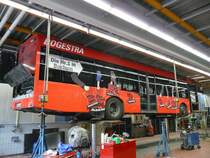 16.04.09,Solaris der Bogestra Nr.0616 im Betriebshof Ge-�ckendorf.