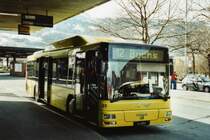 Aus dem F�rstentum Liechtenstein: Matt, Mauren Nr. 23/FL 28'523 MAN am 14. M�rz 2009 Sargans, Bahnhof