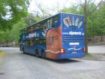 MAN Lion's City DD (Doppelstock) auf der Linie 218 nach U-Bahnhof Theodor-Heuss-Platz an der Haltestelle Pfaueninsel.