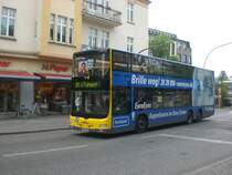 MAN Lion's City DD (Doppelstock) auf der Linie 101 nach U-Bahnhof Turmstrae am S-Bahnhof Zehlendorf.