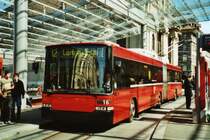 Bernmobil, Bern Nr. 16 NAW/Hess Gelenktrolleybus am 16. M�rz 2009 Bern, Bahnhof