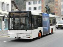 AAGU - MAN Nr.55  UR 9329 unterwegs auf der Linie 2 in Altdorf am 08.04.2009
