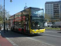 MAN Lion's City DD (Doppelstock) auf der Linie M29 nach Grunewald Roseneck am S-Bahnhof Halensee.