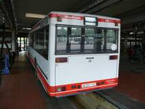 16.04.09,MAN der Bogestra Nr.9565 im Betriebshof Ge-ckendorf.