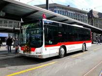 Der erste MAN Lions city Midi 264 fr die Linie 10 ist da!
Bahnhofplatz am 24.04.09