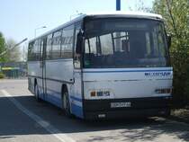 Neoplan Transliner abgestellt am ZOB h�he Rostock Hbf.(25.04.09)