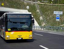 Shuttle-Betrieb mit Gelenk-Postbussen anl�sslich WestFest (Er�ffnung Uetlibergtunnel), 25. April 2009