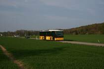 PostAuto Ostschweiz, Regie Frauenfeld, Nr. 15 (TG 158'215, Mercedes-Benz Citaro Facelift �, 2007) zwischen Steckborn und H�rhausen am 15.4.2009. 