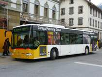 Postauto - Mercedes Citaro VS 241963 unterwegs auf der Linie 1 bei der Haltestelle vor dem Bahnhof Brig am 08.04.2009