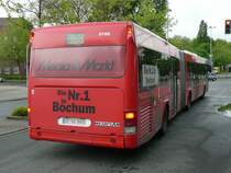 28.04.09,NEOPLAN der BOGESTRA Nr.0166 in Wanne Eickel.