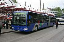 VZO, Gr�ningen, Nr. 117 (ZH 745'117, MB Citaro Facelift G, 2008) als Bahnersatz Effretikon - Winterthur beim HB Winterthur am 27.4.2009. 