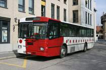 TPF, Fribourg, Nr. 72 (FR 300'246, Volvo/Lauber B10M, 1995) am 20.4.2009 in Oron-la-Ville, Centre.