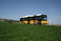 PostAuto Z�rich, PU Motrag, Flaach, Nr. 134 (ZH 51'394, MAN NL313/A21, 2002) am 10.4.2009 auf der Linie 670 zwischen Aesch und Riet. 