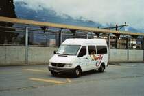 Marty, Varen VS 595 Mercedes am 30. M�rz 2009 Sierre, Bahnhof