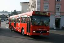 ZimmerbergBus/AHW, W�denswil, Nr. 1 (ZH 45'469, Volvo/Hess B10M, 1994) am 14.4.2009 beim Bahnhof W�denswil. 