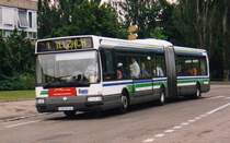 Gelenkbus Agora Nr 623, mit alter Bemahlung, am 26/01/05.