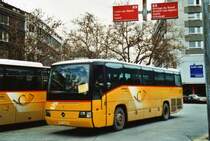 Mabillard, Lens VS 12'529 Mercedes O 404 am 30. M�rz 2009 Sion, Bahnhof