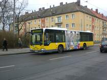 Mercedes-Benz O 530 I (Citaro) auf der Linie 156 nach Prenzlauer Berg Michelangelostra�e an der Haltestelle Wei�ensee Pasedagplatz.