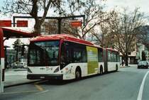 Lathion, Sion Nr. 63/VS 49'629 Van Hool am 30. Mrz 2009 Sion, Bahnhof