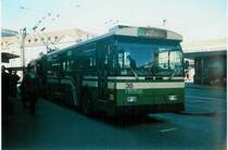 Aus dem Archiv: SVB Bern Nr. 36 FBW/R&J Gelenktrolleybus am 19. Februar 1998 Bern, Bahnhof