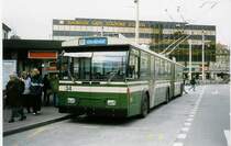 Aus dem Archiv: SVB Bern Nr. 34 FBW/Gangloff Gelenktrolleybus am 16. M�rz 1998 Bern, Bahnhof