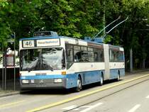VBZ - Mercedes O 405 GTZ Nr.116 unterwegs auf der Linie 46 in Z�rich am 26.04.2009