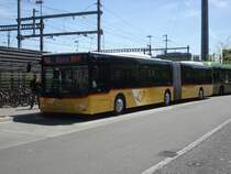 MAN Lions City A23 NG 363 BE 610550 der Regie Bern vor dem Bahnhof in Zollikofen