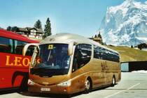 Aus England: Hills YN08 OCS Scania/Irizar am 5. April 2009 Grindelwald, Grund