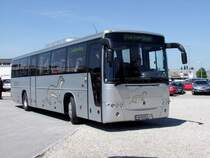 VOLVO-Bus der Fa.Zuklin bringt Rapid-Fans zum Bundesligaspiel nach RIED i.I.; 090517