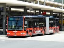 Chur - Mercedes Citaro  Gr 157584 unterwegs auf der Linie 1 bei den Bushaltestellen vor dem Bahnhof Chur am 07.05.2009