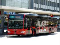 Chur - Mercedes Citaro  Gr 157628 unterwegs auf der Linie 1 bei den Bushaltestellen vor dem Bahnhof Chur am 07.05.2009