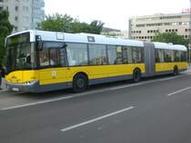 Solaris Urbino auf der Linie X54 nach S+U Bahnhof Pankow an der Haltestelle Hohenschnhausen Prerower Platz.