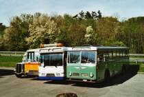 Oldtimer Club 33, Tafers Nr. 33/FR 300'450 Saurer/Hess (ex GFM Fribourg Nr. 33) am 25. April 2009 Bressonnaz, Rtrobus