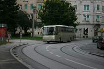 PostBus PT12'288 (Temsa Safari) am 18.7.2008 zwischen den Haltestellen  Neue Technik  und  Dietrichsteinplatz  in Graz. 