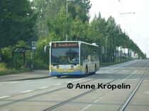 Wagen 112 aus Zentrum komment richtung klinik 6. August 2008