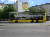 MAN Lion's City DD (Doppelstock) auf der Linie M85 nach Hauptbahnhof am U-Bahnhof Kleistpark.