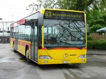 BLT - Mercedes Citaro Nr.96  BL 7143 unterwegs auf der Linie 63 beim Bahnhof Muttenz am 11.05.2009