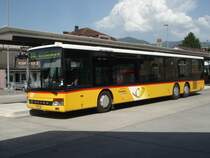 Setra S319 NF SG 273338 vor dem Bahnhof in Uznach