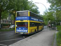 MAN-Doppeldecker auf der Linie 282 nach U-Bahnhof Breitenbachplatz am S-Bahnhof Attilatra�e.