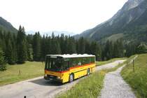 PU AVG, Meiringen, Nr. 63 (BE 401'263, NAW/Hess BH4-23, 1993) am 30.6.2007 unterwegs zwischen Rosenlaui und Schwarzwaldalp. 