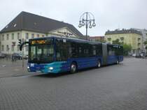MAN Niederflurbus 3. Generation (Lions City) auf der Linie 824 am S-Bahnhof Oranienburg.