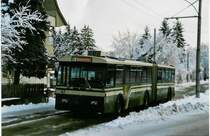 Aus dem Archiv: SVB Bern Nr. 47 FBW/Gangloff Gelenktrolleybus am 10. Februar 1999 Bern, Statthalterstrasse