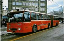 Aus dem Archiv: SVB Bern Nr. 296/BE 337'296 FBW/Hess (ex TPG Gen�ve Nr. 119) am 10. Februar 1999 Bern, Bahnhof