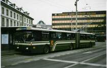 Aus dem Archiv: SVB Bern Nr. 43 FBW/R&J Gelenktrolleybus am 16. Februar 1999 Bern, Bahnhof