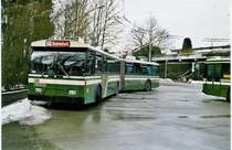 Aus dem Archiv: SVB Bern Nr. 36 FBW/R&J Gelenktrolleybus am 1. M�rz 1999 Bern, B�mpliz