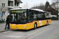Regie Hausen ZH 676'095 (MAN Lion's City/A20, 2006) am 8.12.2006 in Hausen am Albis, Post. 