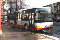 TRN, La Chaux-de-Fonds, Nr. 271 (Volvo 8700LE/B12BLE-6200, 2006) am 10.12.2006 in La Chaux-de-Fonds, gare.