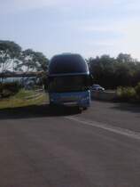 Neoplan Starliner N 5217 SHD  Blue Diamond  **** der Firma Tieber von vorne.